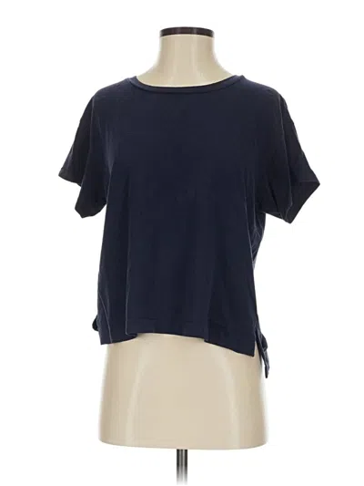 Pre-owned Jcrew Short Sleeve T-shirt In Blue
