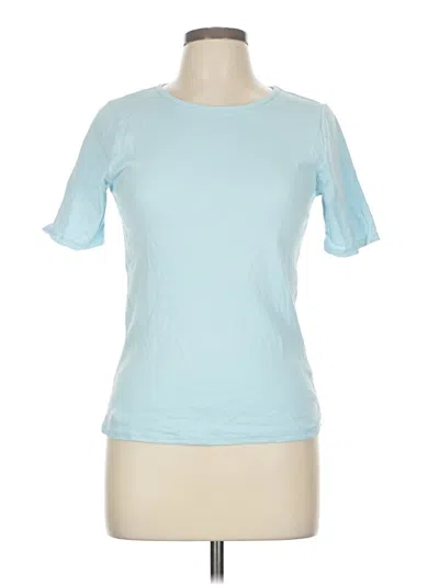 Pre-owned Jcrew Short Sleeve T-shirt In Blue