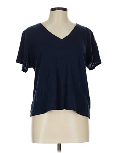 Pre-owned Jcrew Short Sleeve T-shirt In Blue