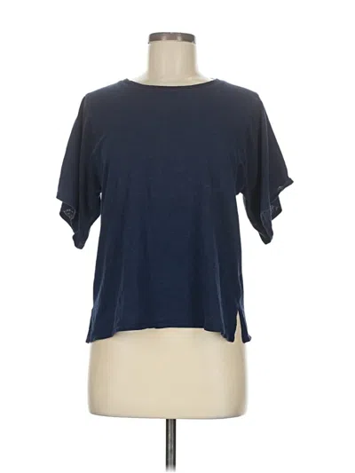 Pre-owned Jcrew Short Sleeve T-shirt In Blue