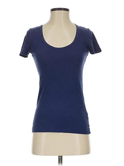 Pre-owned Jcrew Short Sleeve T-shirt In Blue