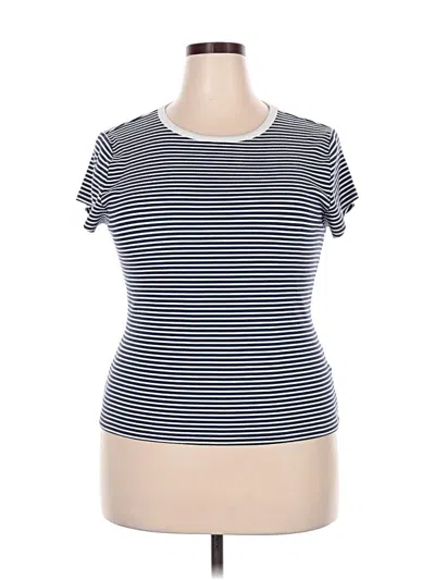 Pre-owned Jcrew Short Sleeve T-shirt In Blue