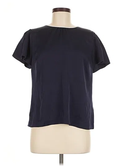 Pre-owned Jcrew Short Sleeve T-shirt In Blue