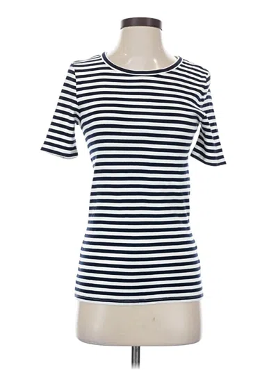 Pre-owned Jcrew Short Sleeve T-shirt In Blue