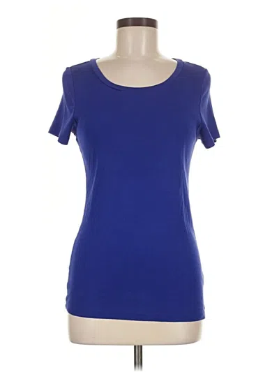 Pre-owned Jcrew Short Sleeve T-shirt In Blue