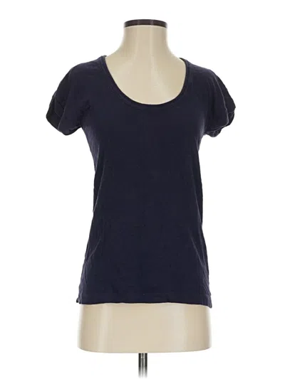Pre-owned Jcrew Short Sleeve T-shirt In Blue