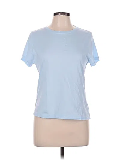 Pre-owned Jcrew Short Sleeve T-shirt In Blue