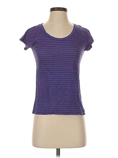 Pre-owned Jcrew Short Sleeve T-shirt In Blue