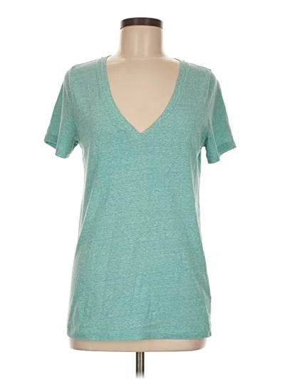 Pre-owned Jcrew Short Sleeve T-shirt In Blue