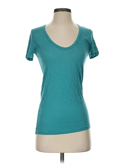 Pre-owned Jcrew Short Sleeve T-shirt In Blue