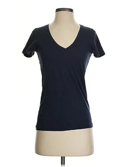 Pre-owned Jcrew Short Sleeve T-shirt In Blue