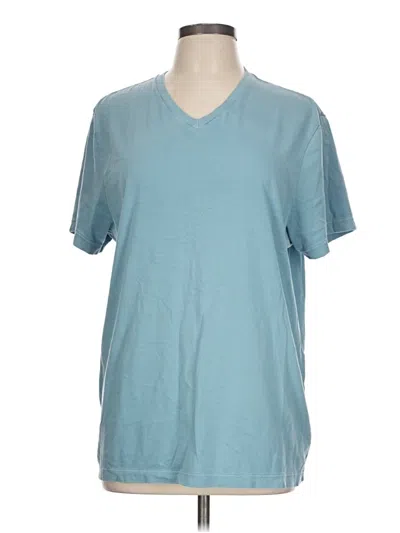 Pre-owned Jcrew Short Sleeve T-shirt In Blue