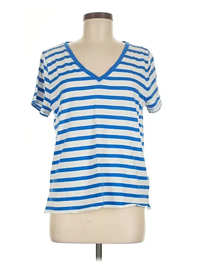 Pre-owned Jcrew Short Sleeve T-shirt In Blue