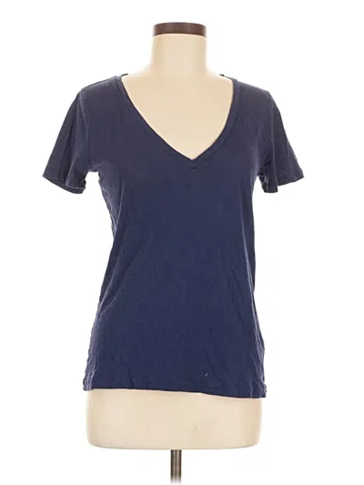 Pre-owned Jcrew Short Sleeve T-shirt In Blue