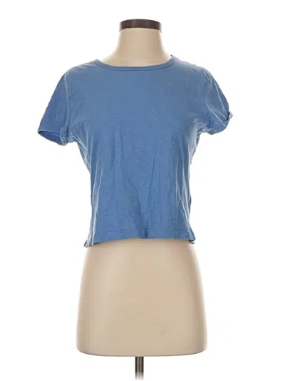Pre-owned Jcrew Short Sleeve T-shirt In Blue