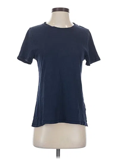 Pre-owned Jcrew Short Sleeve T-shirt In Blue