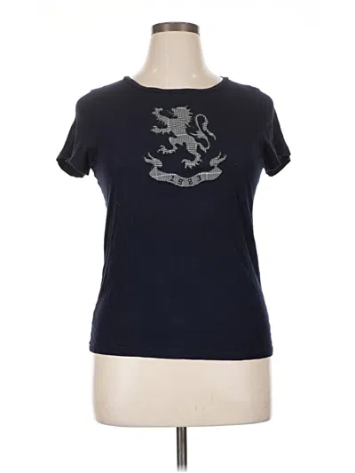 Pre-owned Jcrew Short Sleeve T-shirt In Blue