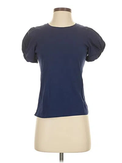 Pre-owned Jcrew Short Sleeve T-shirt In Blue