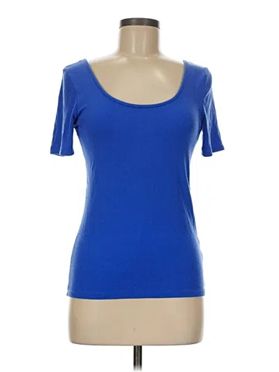 Pre-owned Jcrew Short Sleeve T-shirt In Blue