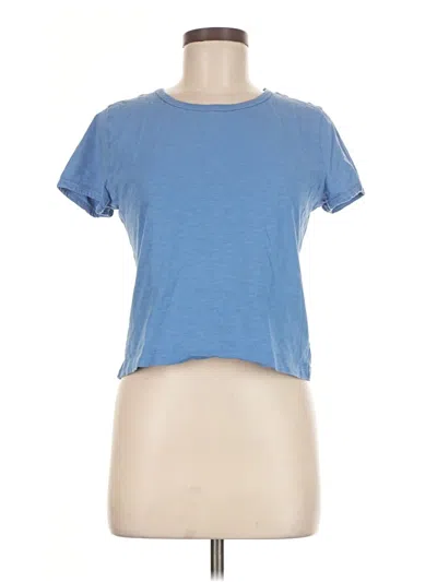 Pre-owned Jcrew Short Sleeve T-shirt In Blue