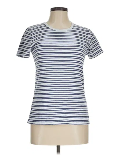 Pre-owned Jcrew Short Sleeve T-shirt In Blue