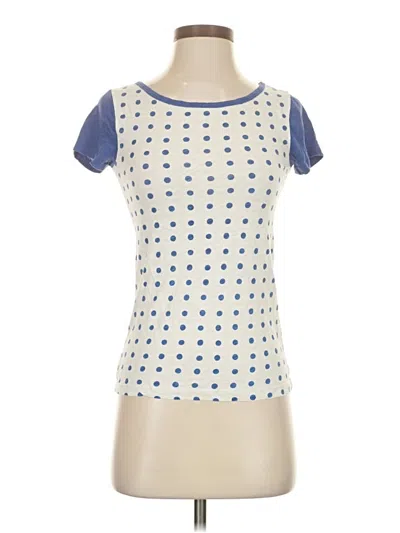 Pre-owned Jcrew Short Sleeve T-shirt In Blue