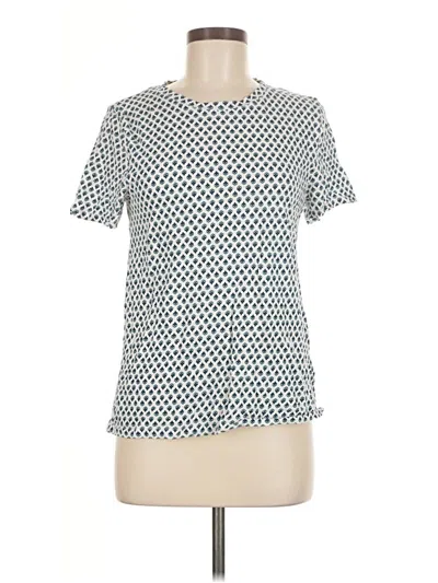 Pre-owned Jcrew Short Sleeve T-shirt In Blue