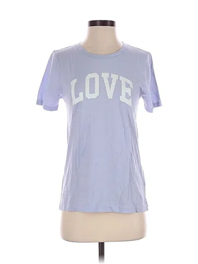 Pre-owned Jcrew Short Sleeve T-shirt In Blue