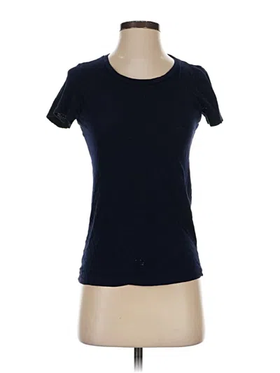 Pre-owned Jcrew Short Sleeve T-shirt In Blue