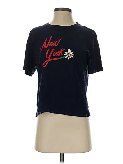 Pre-owned Jcrew Short Sleeve T-shirt In Blue