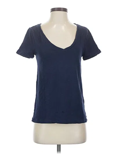 Pre-owned Jcrew Short Sleeve T-shirt In Blue