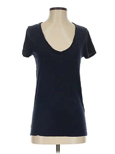 Pre-owned Jcrew Short Sleeve T-shirt In Blue