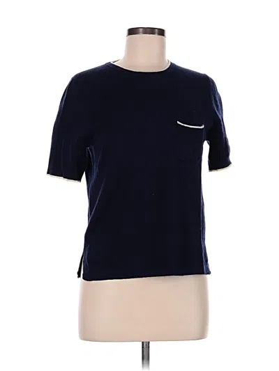 Pre-owned Jcrew Short Sleeve T-shirt In Blue
