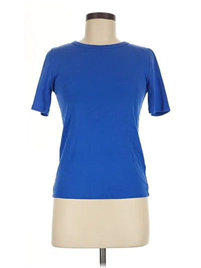 Pre-owned Jcrew Short Sleeve T-shirt In Blue