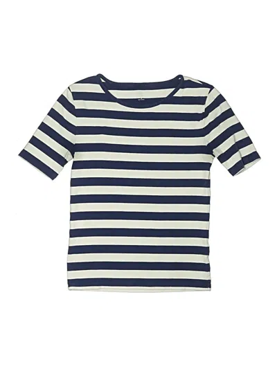 Pre-owned Jcrew Kids' Short Sleeve T-shirt In Blue
