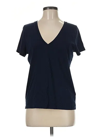 Pre-owned Jcrew Short Sleeve T-shirt In Blue
