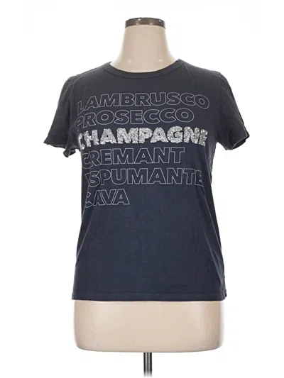 Pre-owned Jcrew Short Sleeve T-shirt In Blue