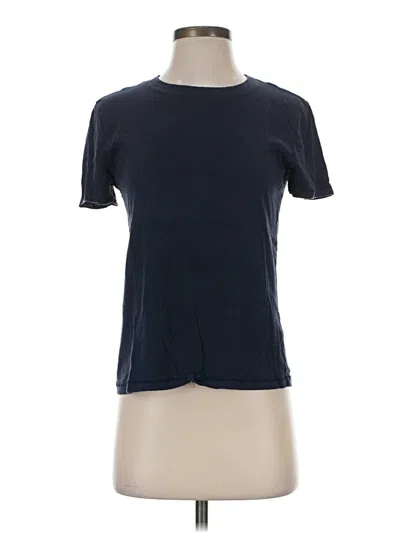 Pre-owned Jcrew Short Sleeve T-shirt In Blue