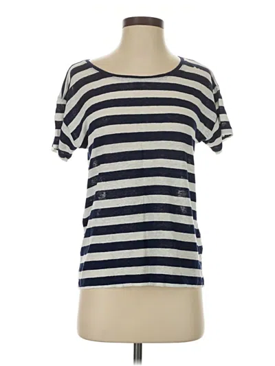 Pre-owned Jcrew Short Sleeve T-shirt In Blue