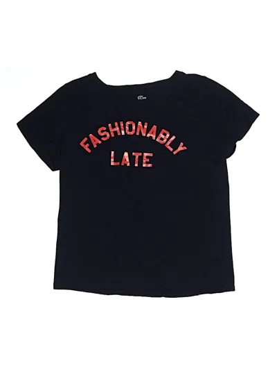 Pre-owned Jcrew Kids' Short Sleeve T-shirt In Blue