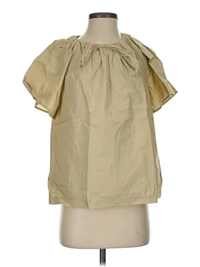 Pre-owned Jcrew Short Sleeve T-shirt In Brown