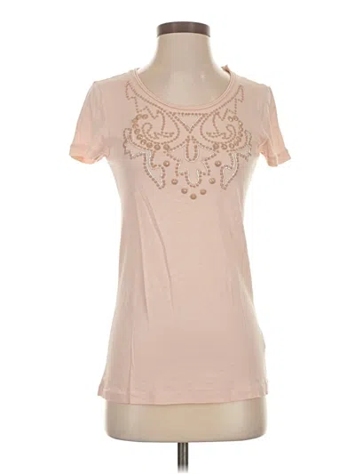 Pre-owned Jcrew Short Sleeve T-shirt In Brown