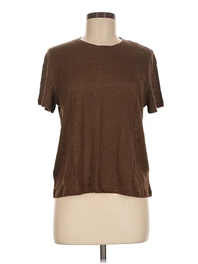 Jcrew Short Sleeve T-shirt In Brown