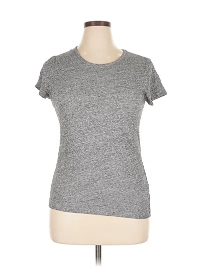 Pre-owned Jcrew Short Sleeve T-shirt In Gray