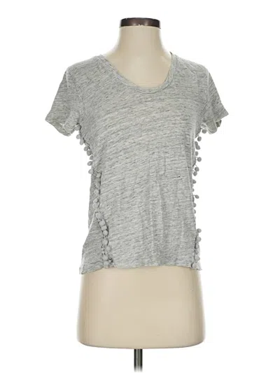 Pre-owned Jcrew Short Sleeve T-shirt In Gray