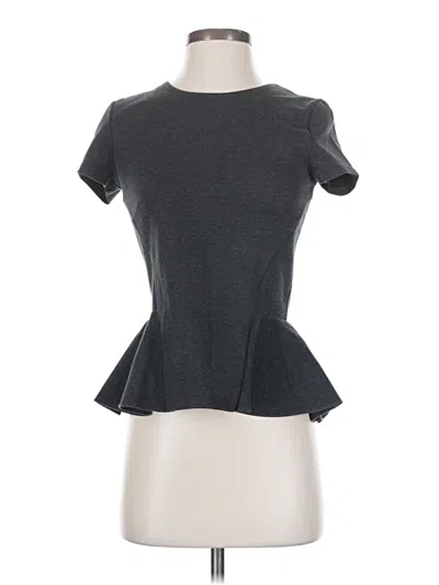 Pre-owned Jcrew Short Sleeve T-shirt In Gray