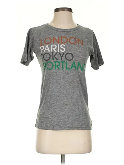 Pre-owned Jcrew Short Sleeve T-shirt In Gray