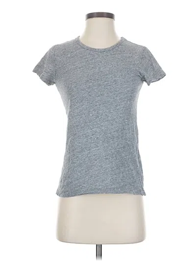 Pre-owned Jcrew Short Sleeve T-shirt In Gray