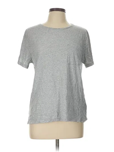 Pre-owned Jcrew Short Sleeve T-shirt In Gray
