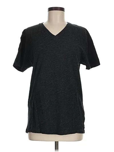 Pre-owned Jcrew Short Sleeve T-shirt In Gray